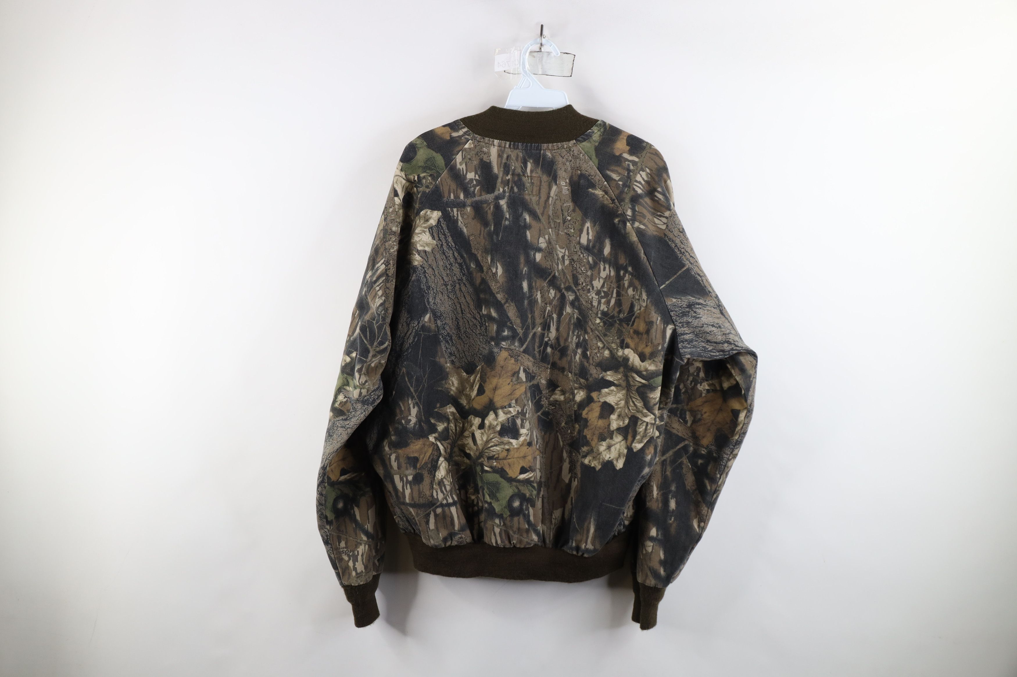 Mossy Oaks × Vintage Vintage 80s 90s Mossy Oak Camouflage Bomber Jacket USA Size US L / EU 52-54 / 3 - 9 Thumbnail