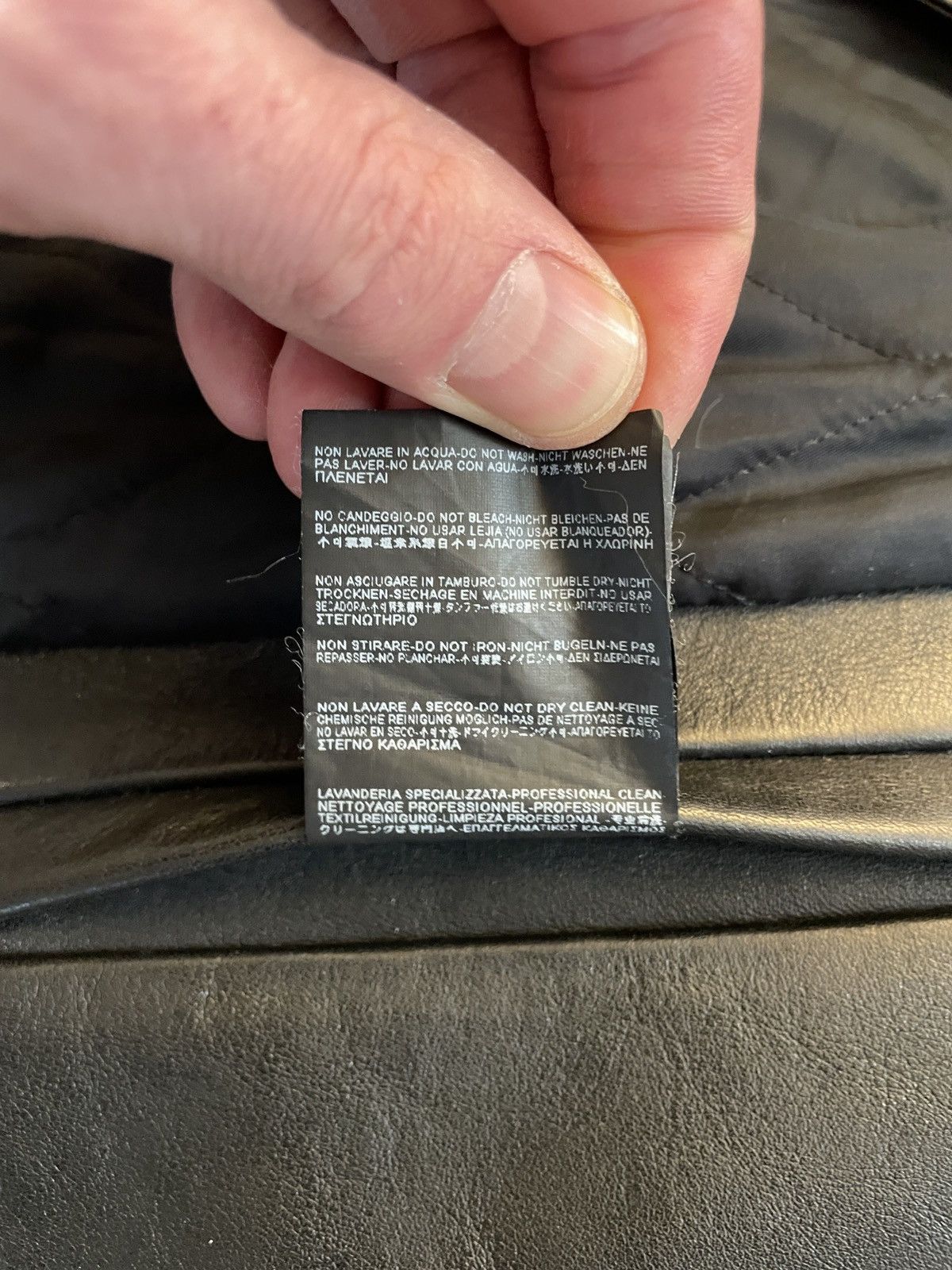 Balenciaga Balenciaga Black Leather Zipper Moto Jacket 40 US 50 EURO Size US M / EU 48-50 / 2 - 11 Thumbnail