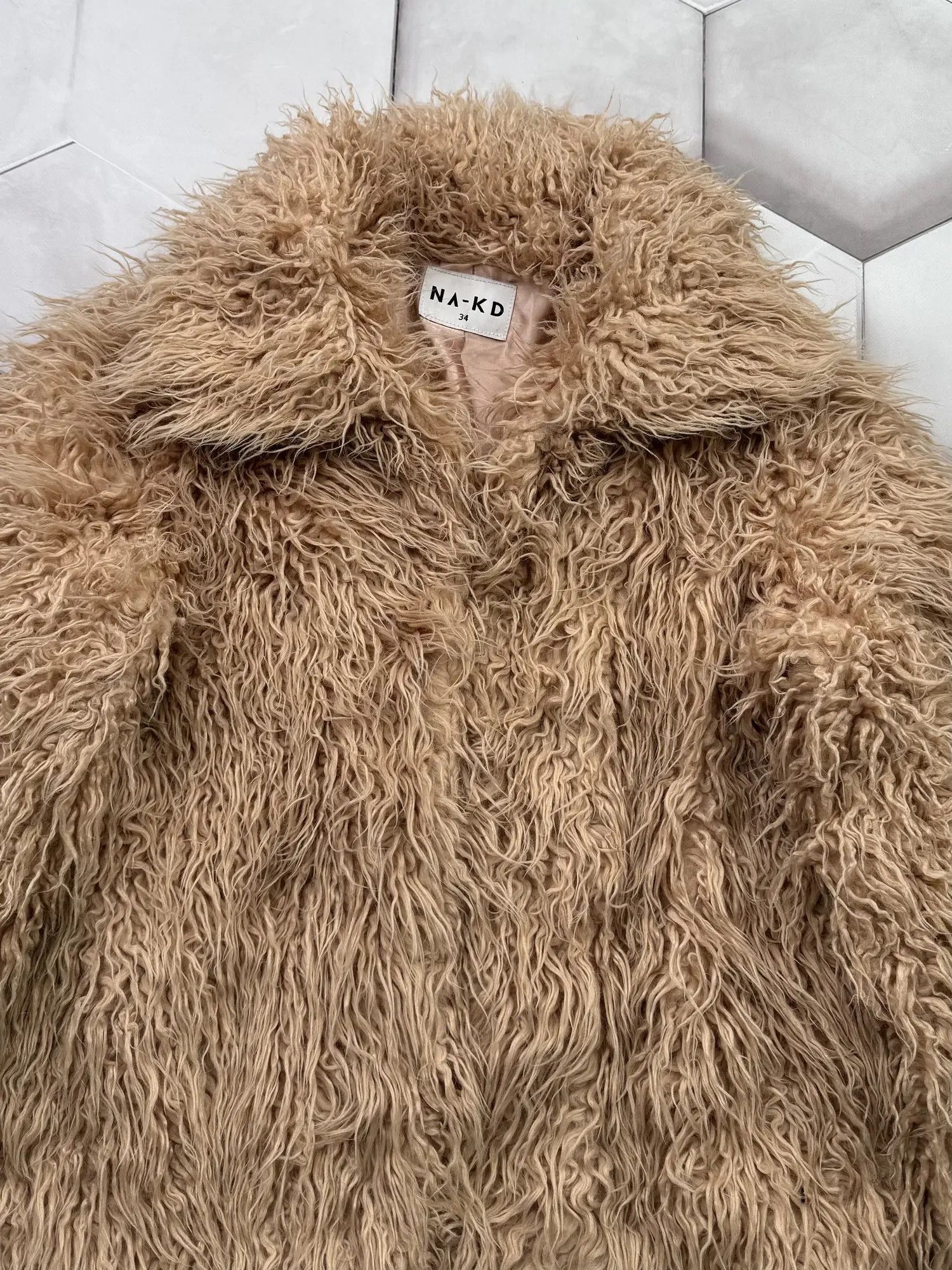 Vintage Y2K Faux Fur Short Jacket (E4) Size S / US 4 / IT 40 - 4 Thumbnail
