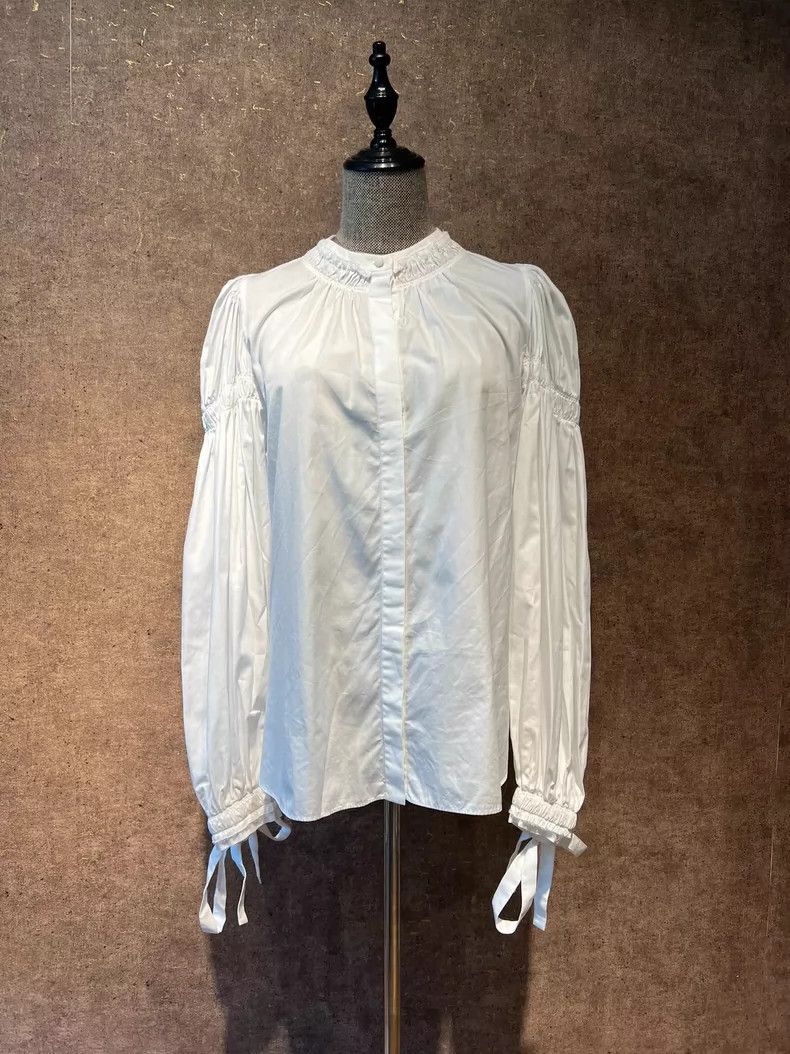 Alexander McQueen Alexander Mcqueen White court shirt Size M / US 6-8 / IT 42-44 - 1 Thumbnail
