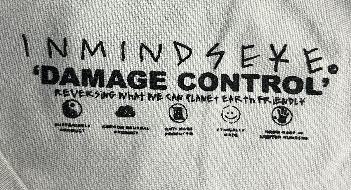 Vintage VINTAGE INMINDSEYE “DAMAGE CONTROL” TEE SHIRT Size US S / EU 44-46 / 1 - 5 Thumbnail