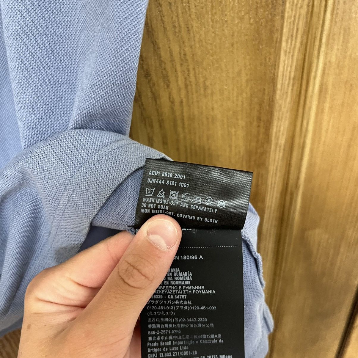 Prada Vintage Prada Polo T-Shirt Size US M / EU 48-50 / 2 - 10 Thumbnail