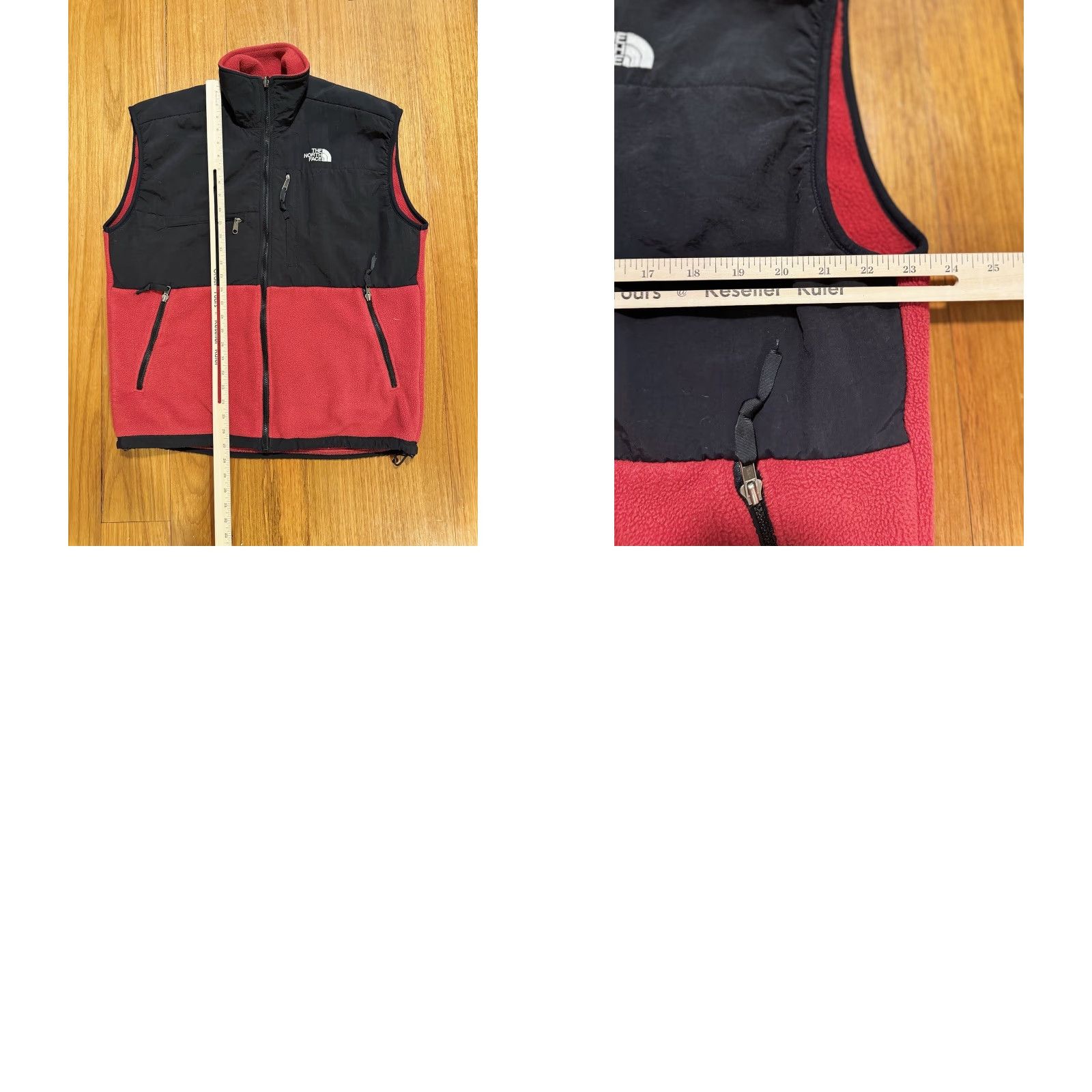 The North Face VINTAGE The North Face Denali Vest Men L Full Zip Fleece Red USA 90s Size US L / EU 52-54 / 3 - 9 Thumbnail