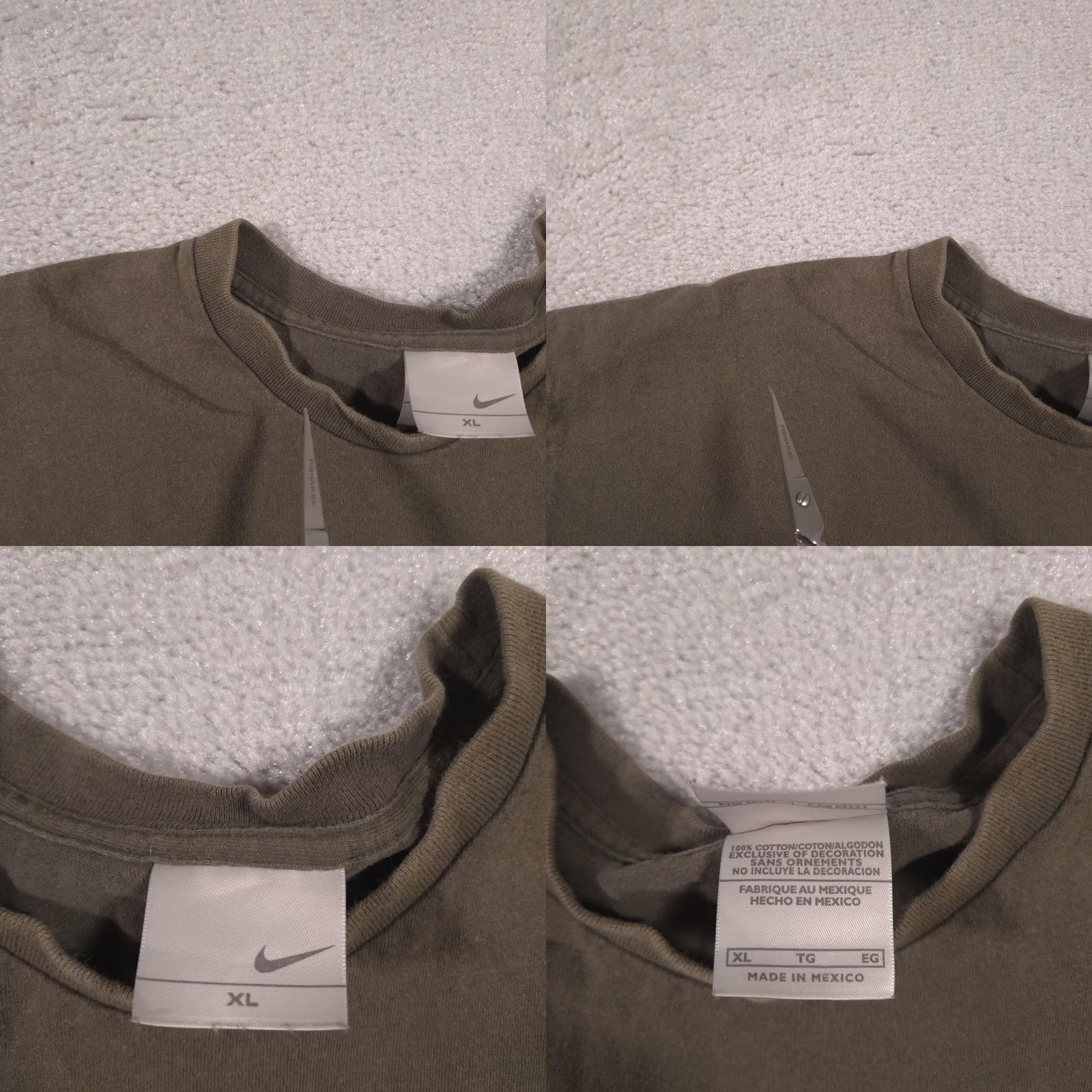 Nike Nike Shirt Mens XL Green Swoosh Logo Tee Crewneck Casual Cotton Size US XL / EU 56 / 4 - 8 Thumbnail