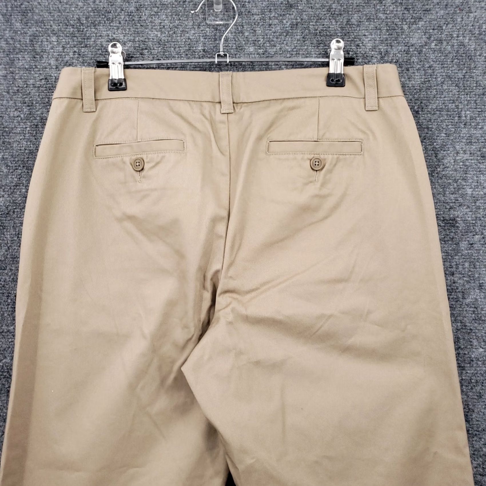 Lands' End Lands' End Pants Womens 6 Tall Chino Straight Flat Front Casual Beige Size 28" / US 6 / IT 42 - 7 Thumbnail