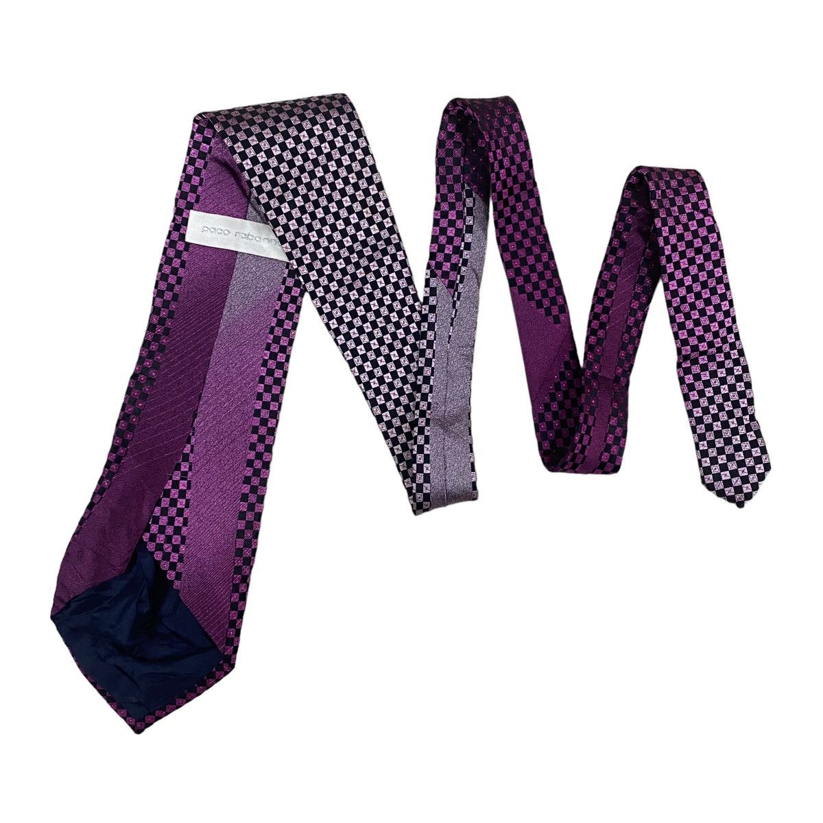 Vintage 💥PACO RABANNE neck tie silk ties Size ONE SIZE - 2 Thumbnail