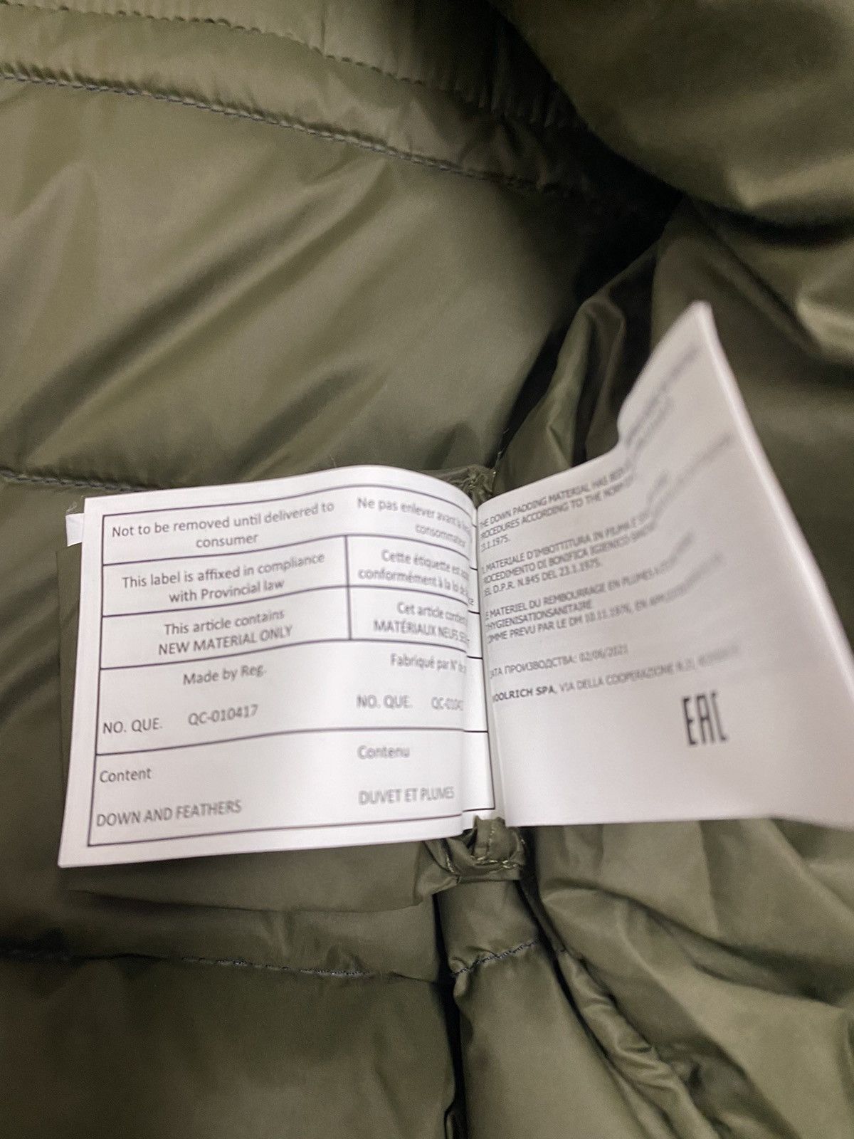 Other Woolrich Sierra Detechable Hood Down Jacket, size S, blue, Size US S / EU 44-46 / 1 - 17 Thumbnail