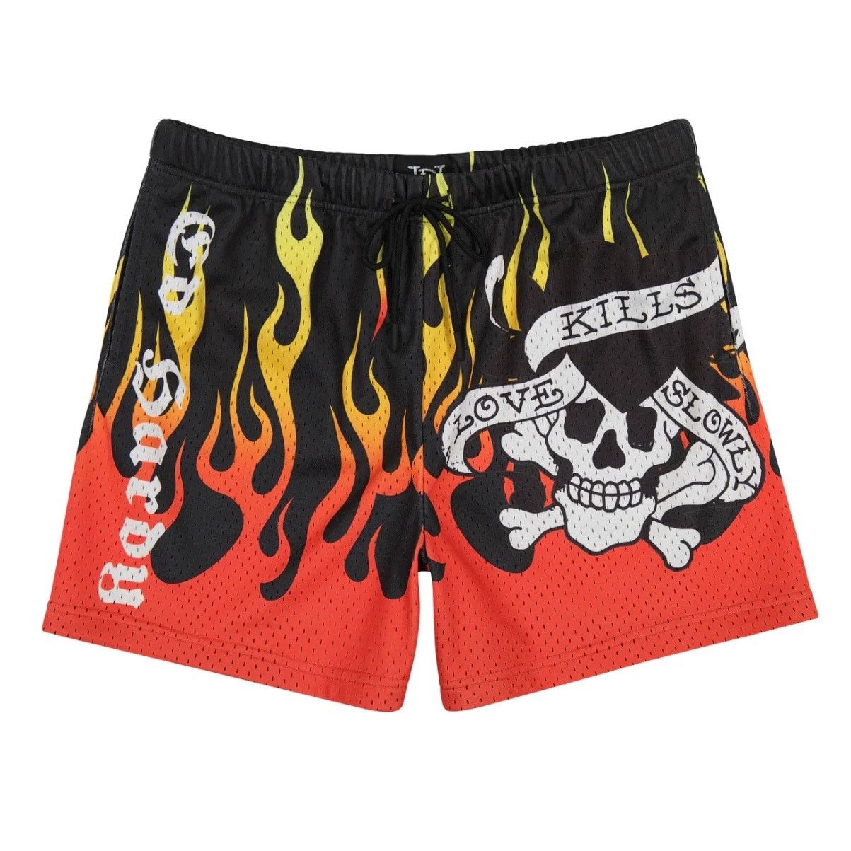 Ed Hardy Ed Hardy Love Kills Slowly Flame Shorts Size US 40 / EU 56 - 1 Thumbnail