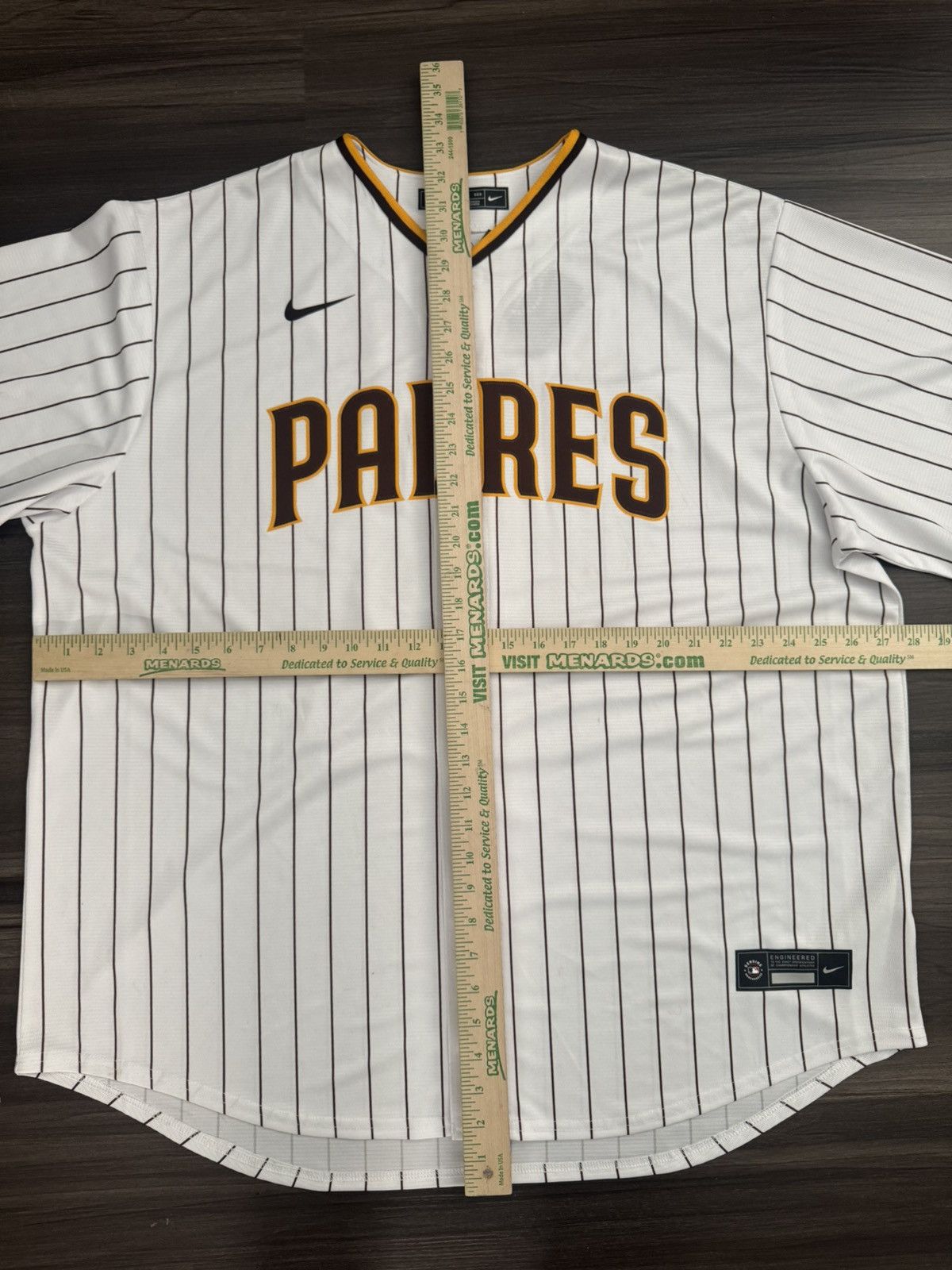 Nike Nike San Diego Padres ROMER #13 MLB Stitched Stripe Jersey Size US XXL / EU 58 / 5 - 7 Thumbnail