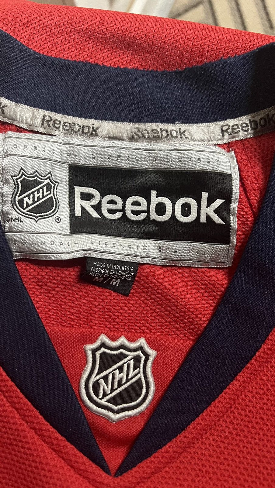 NHL × Reebok × Vintage Y2K Washington Capitals NHL Reebok jersey Size US L / EU 52-54 / 3 - 8 Thumbnail
