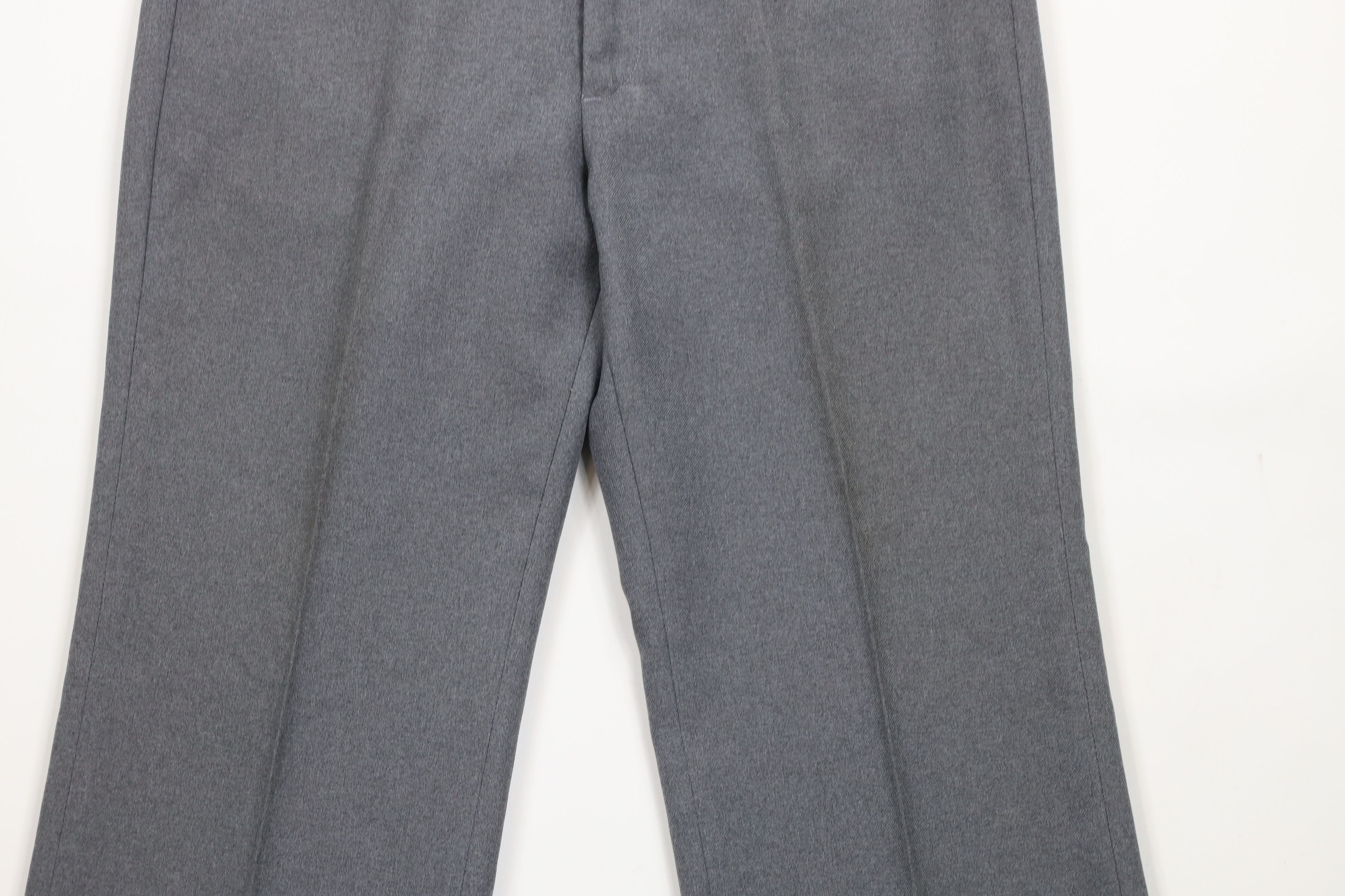Vintage Vintage 70s Streetwear Bell Bottoms Chino Pants Gray USA Size US 32 / EU 48 - 3 Thumbnail
