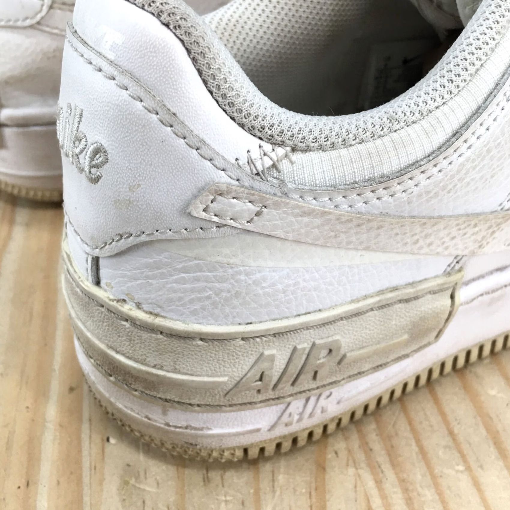 Nike Nike Air Force 1 Shadow Sneakers Womens 9 White Lace Up Low Top Shoes Size M / US 6-8 / IT 42-44 - 6 Thumbnail