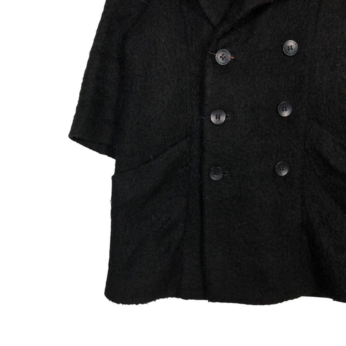 Diesel 🔥RICH BLACK MOHAIR LONG JACKET DOUBLE BREAST DIESEL Size US XXS / EU 40 - 7 Thumbnail