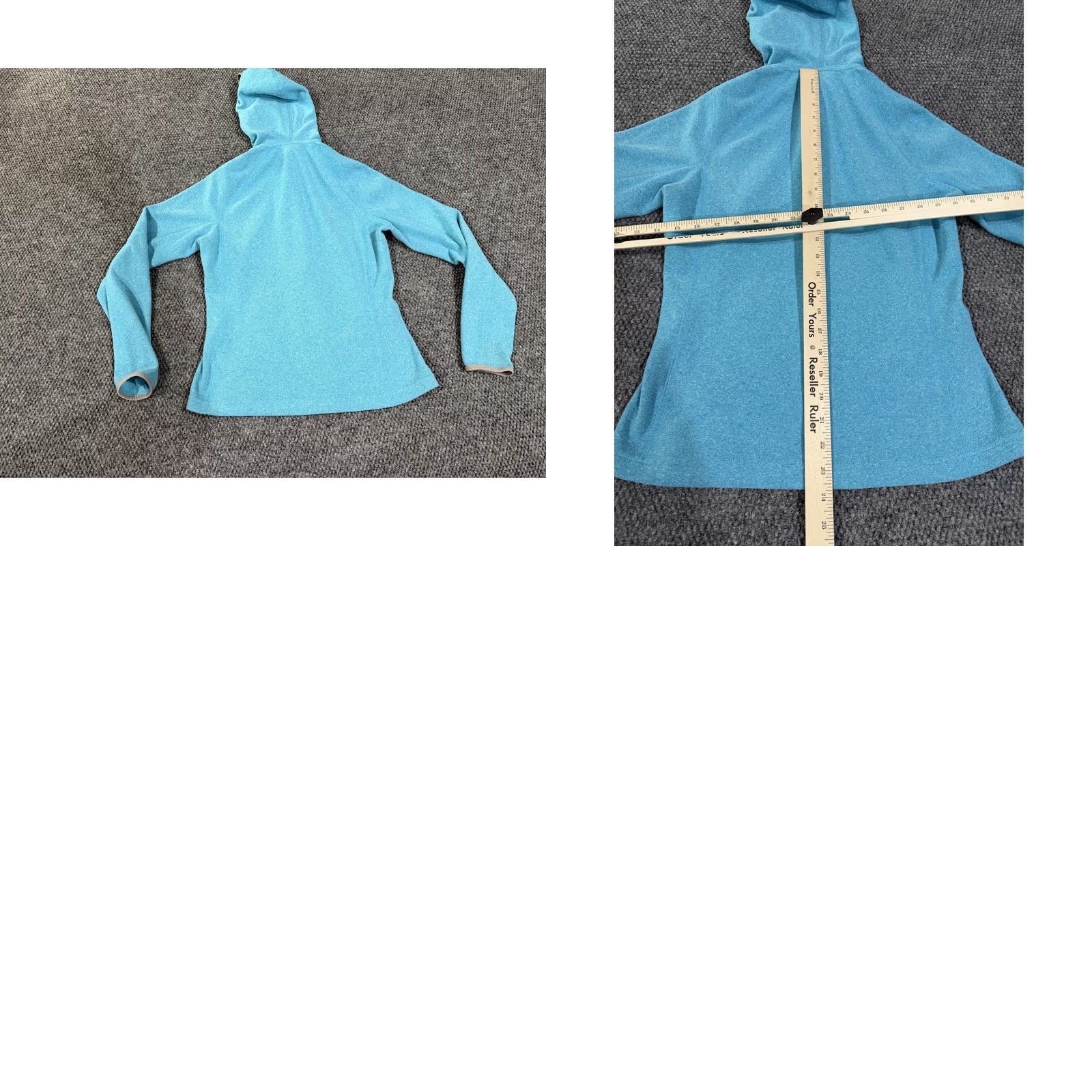 The North Face VINTAGE? The North Face Jacket Womens M Blue Hooded Full Zip Lightweight Fleece Jacket Size M / US 6-8 / IT 42-44 - 8 Thumbnail