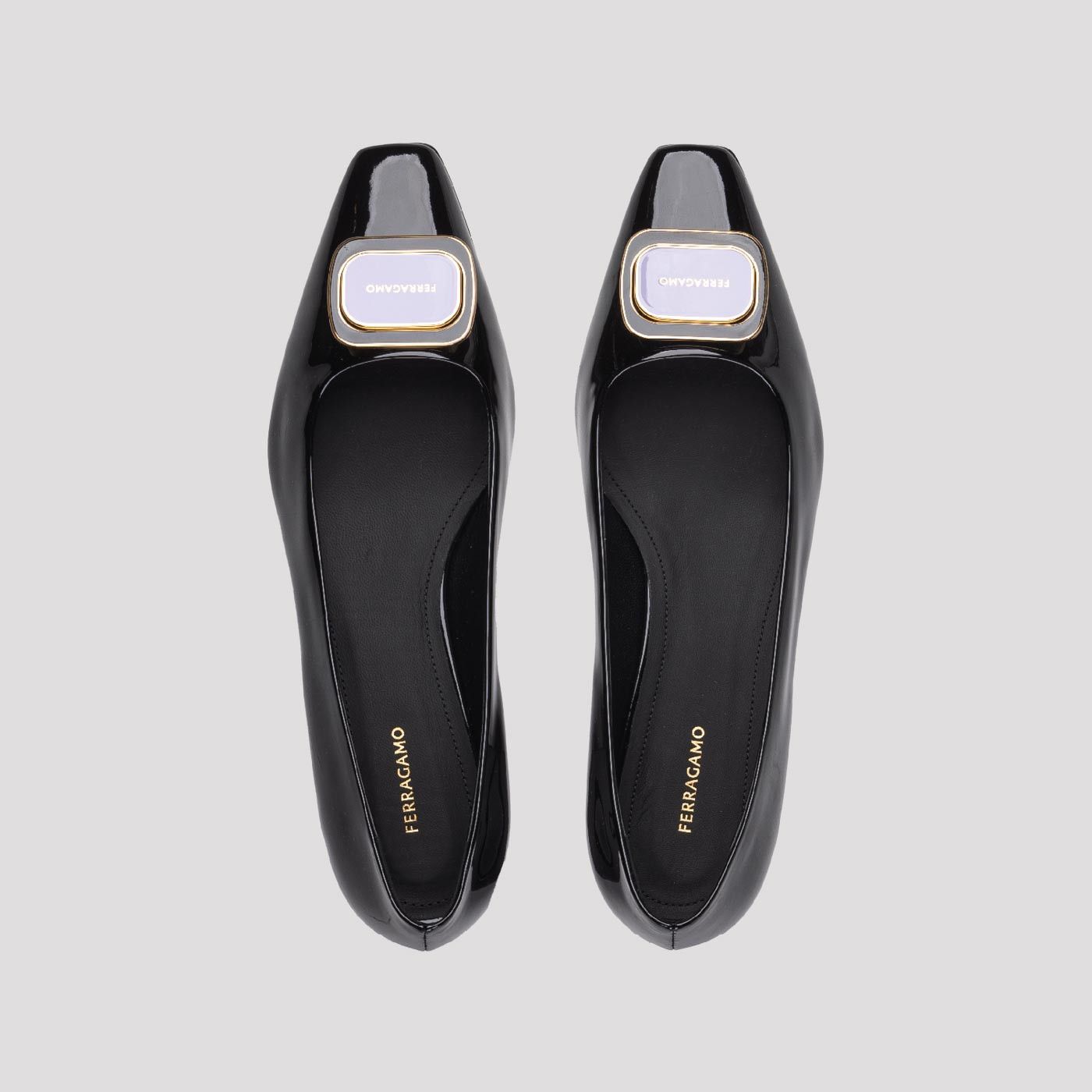 Salvatore Ferragamo o1y0426 Ballet Flats in Black Size US 5.5 / IT 35.5 - 4 Thumbnail