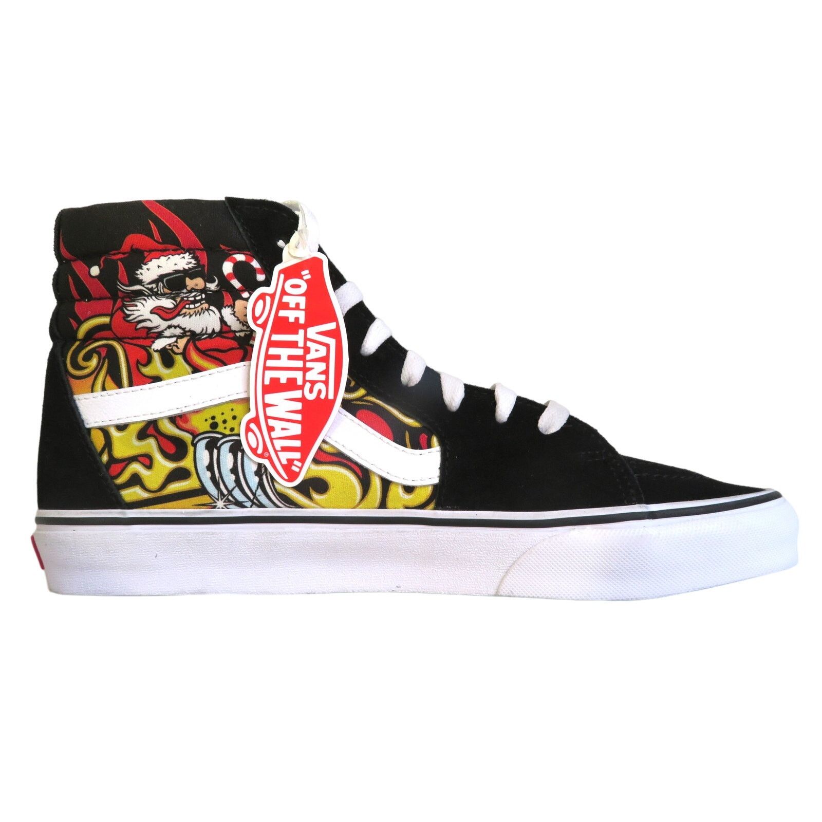 Vans New VANS Santa Flame SK8 SkateBoard Hi-Top Sneakers Size US 10 / EU 43 - 2 Thumbnail