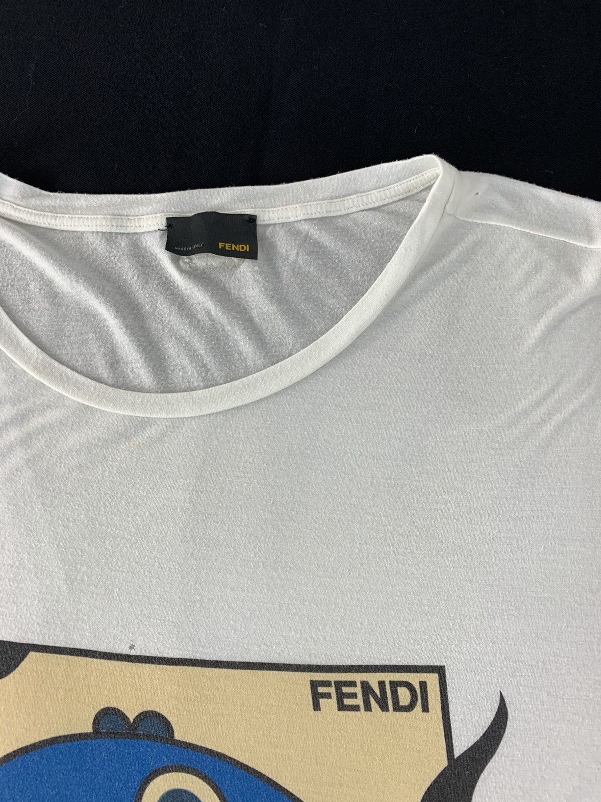 Fendi Fendi Fortune Italian Brand Graphic Screen Printed Tee Size US S / EU 44-46 / 1 - 5 Thumbnail