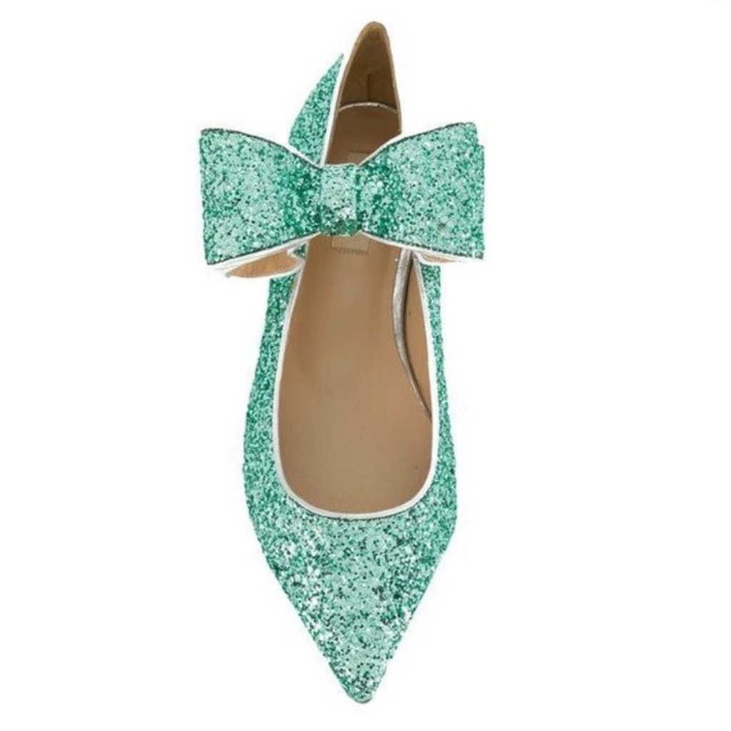 Polly Plume Bonnie Bow Marry Jane Flats