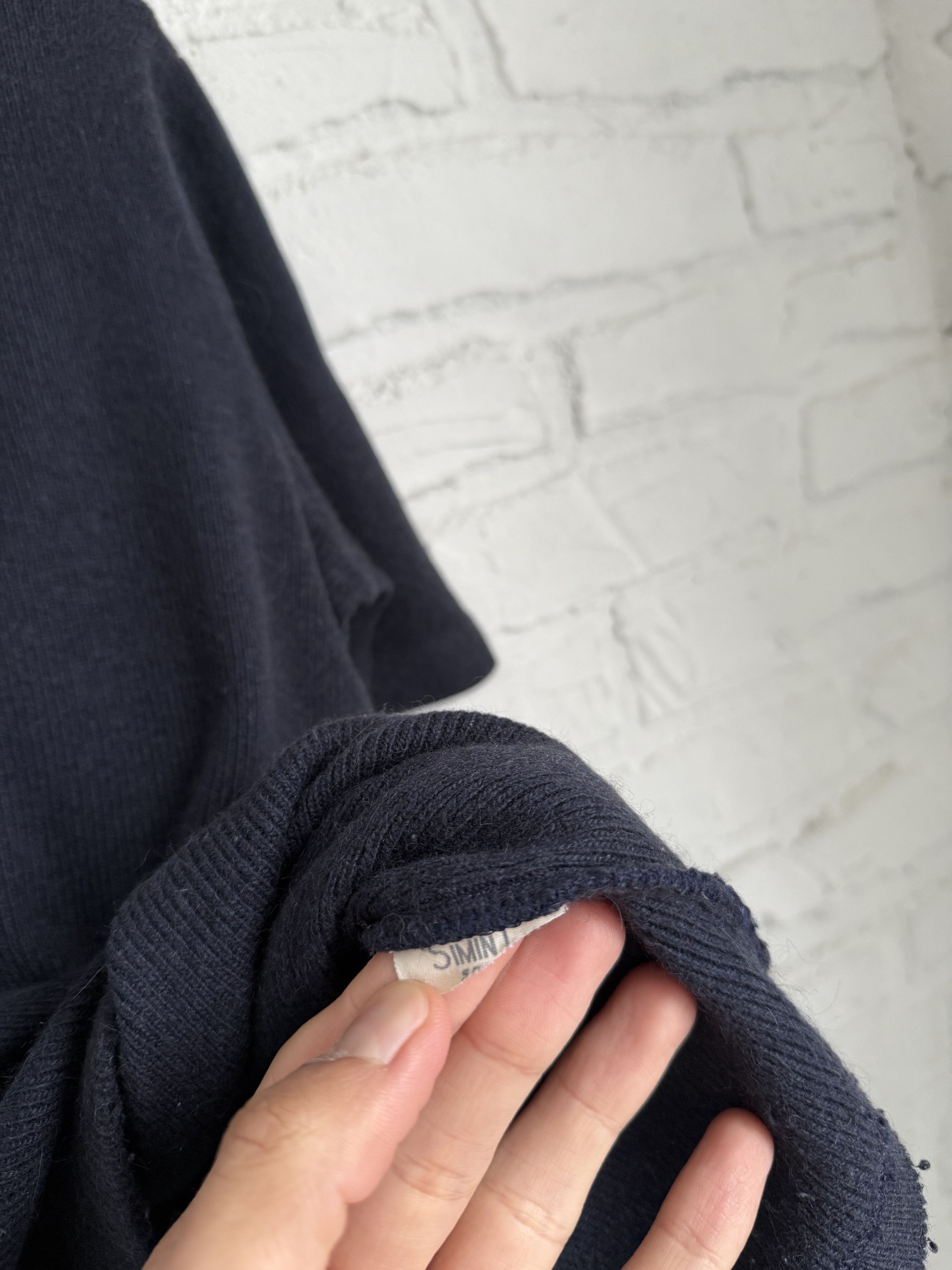 Giorgio Armani Vintage 90s Armani Jeans Basic wool golf top sweater y2k Size M / US 6-8 / IT 42-44 - 4 Thumbnail