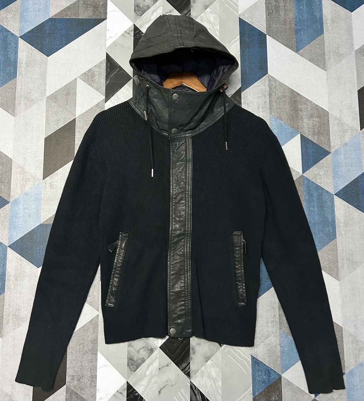 Avirex 🔥🔥🔥AVIREX Zipper Jacket Hoodie Leather Size US M / EU 48-50 / 2 - 1 Thumbnail