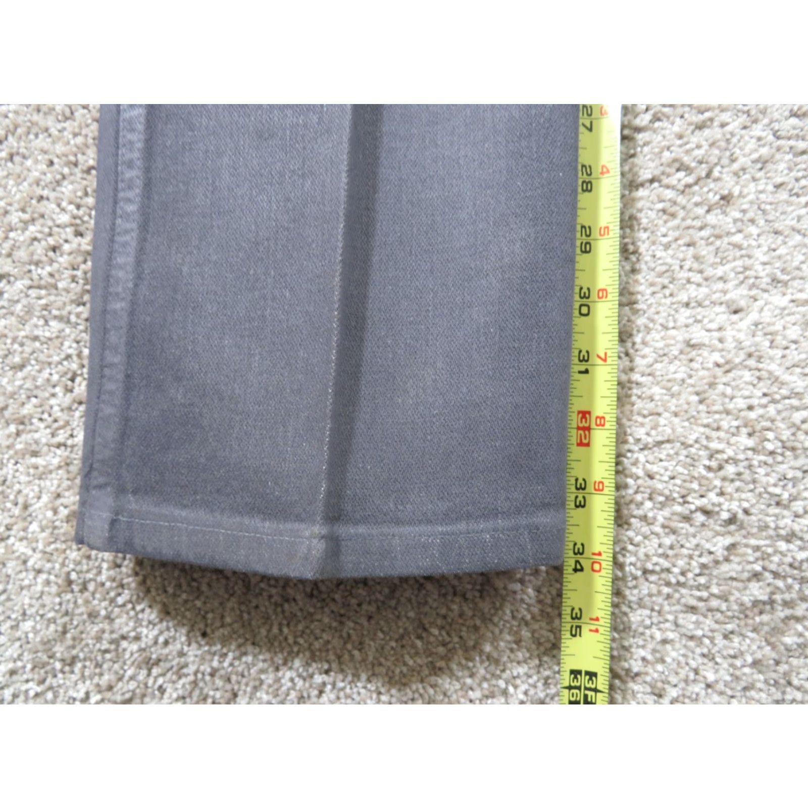 Wrangler VINTAGE Wrangler Jeans Men's 34x34 Gray Cowboy Cut 5-Pocket Denim Dark Solid Logo Cowboy Men's Jeans Size US 34 / EU 50 - 5 Thumbnail