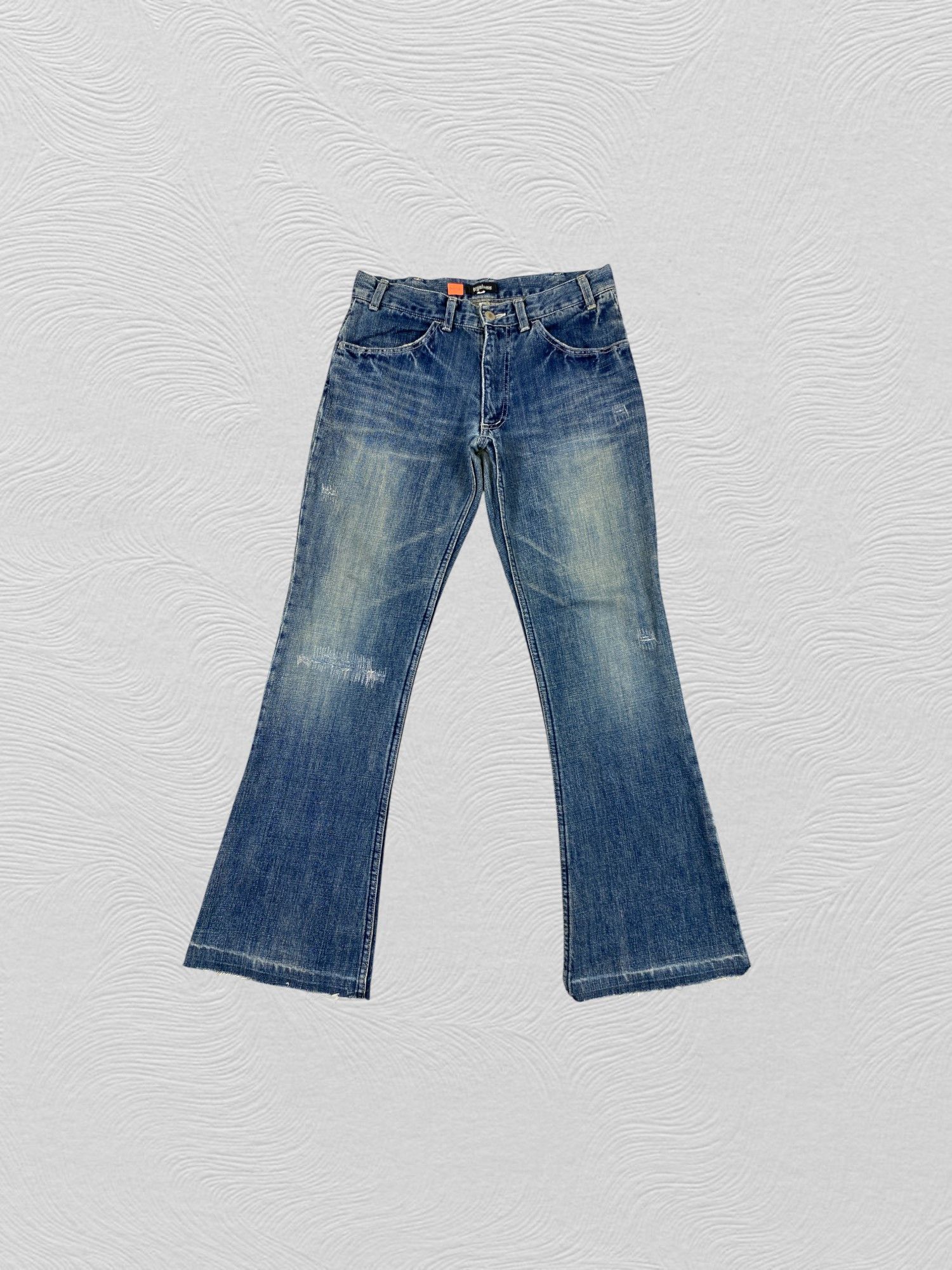 Hysteric Glamour Distressed Vintage Ageless Flare Jeans 30x29 Denim- JN3712 Size US 30 / EU 46 - 1 Thumbnail