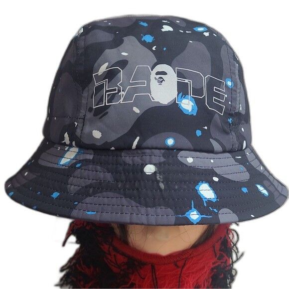 Bape Vtg Bape Space Camo Bucket Hat Size ONE SIZE - 2 Thumbnail