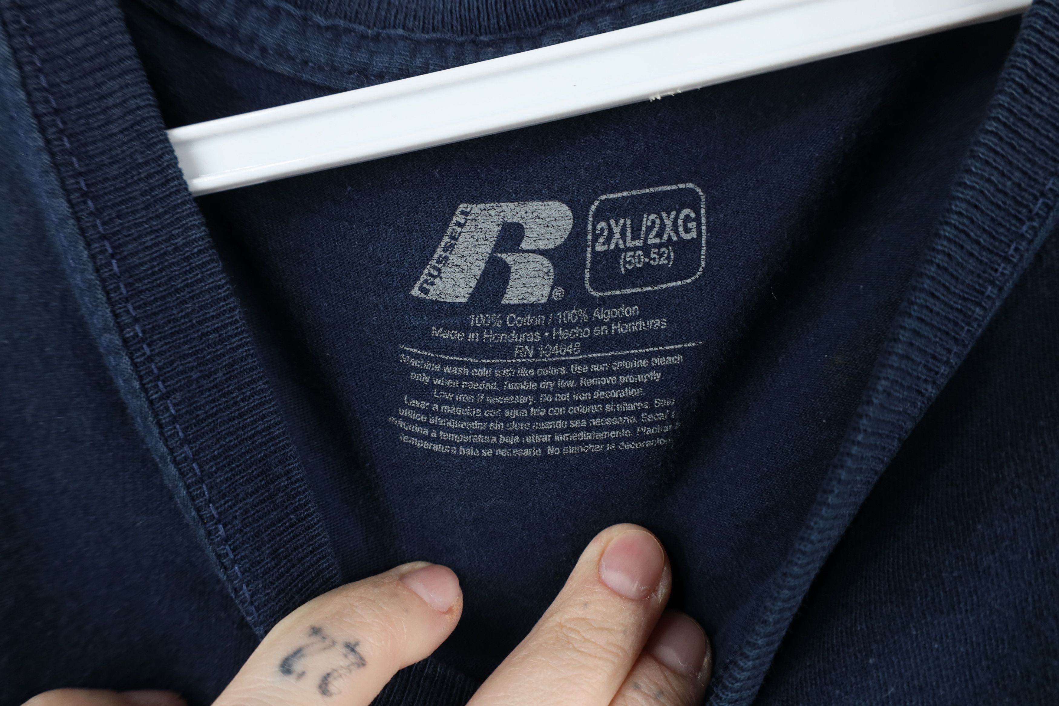 Russell Athletic × Vintage Vintage Russell Athletic University of Michigan T-Shirt Size US XXL / EU 58 / 5 - 10 Thumbnail