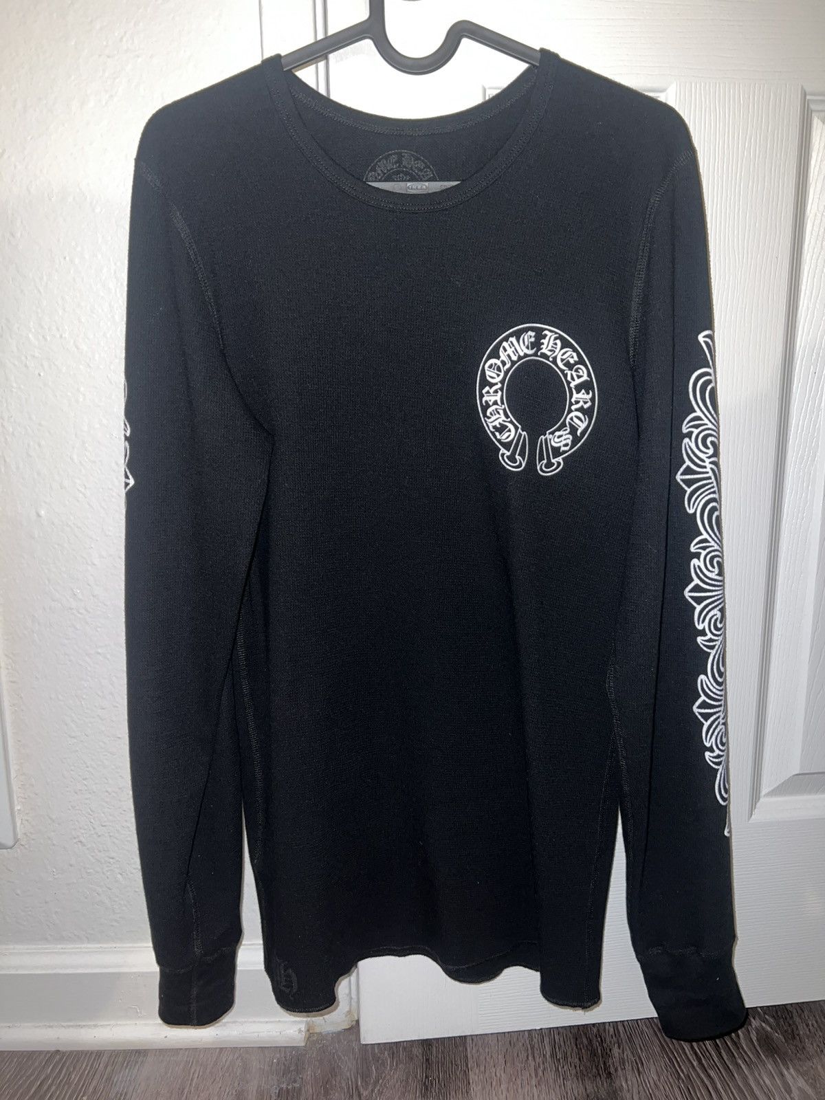 Chrome Hearts Chrome Hearts Floral Horseshoe Thermal Longsleeve Size US L / EU 52-54 / 3 - 1 Thumbnail
