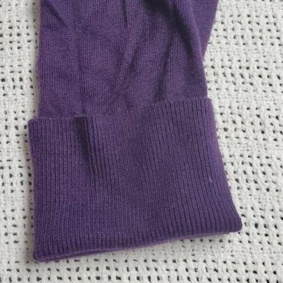 Designer Amber Sun Sz L Purple Button-down LS Cardigan with Pockets Size L / US 10 / IT 46 - 6 Thumbnail