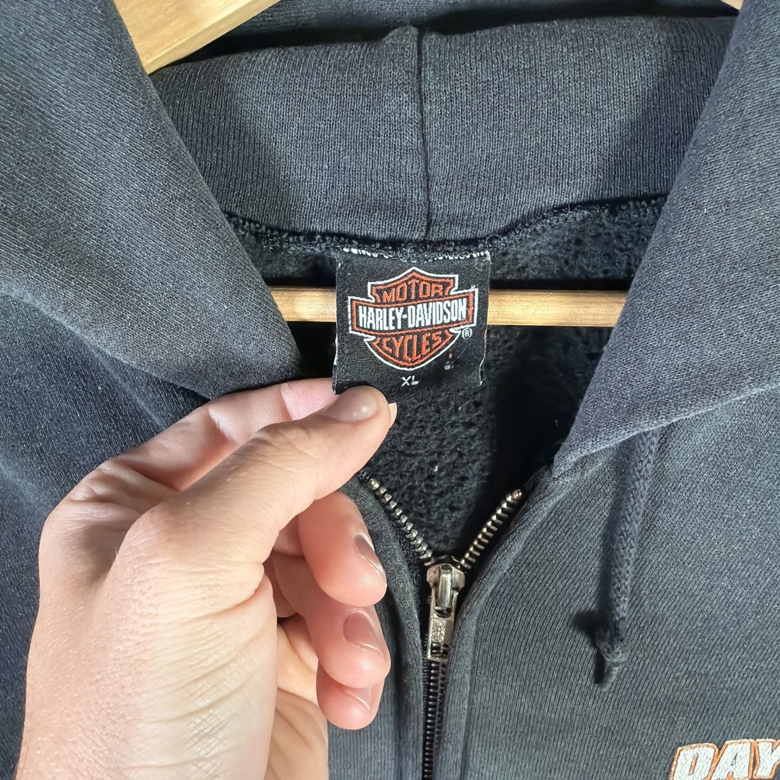 West Coast Choppers Vintage Harley Davidson Hoodie Mens XL Black 90s West Coast Size US XL / EU 56 / 4 - 7 Thumbnail