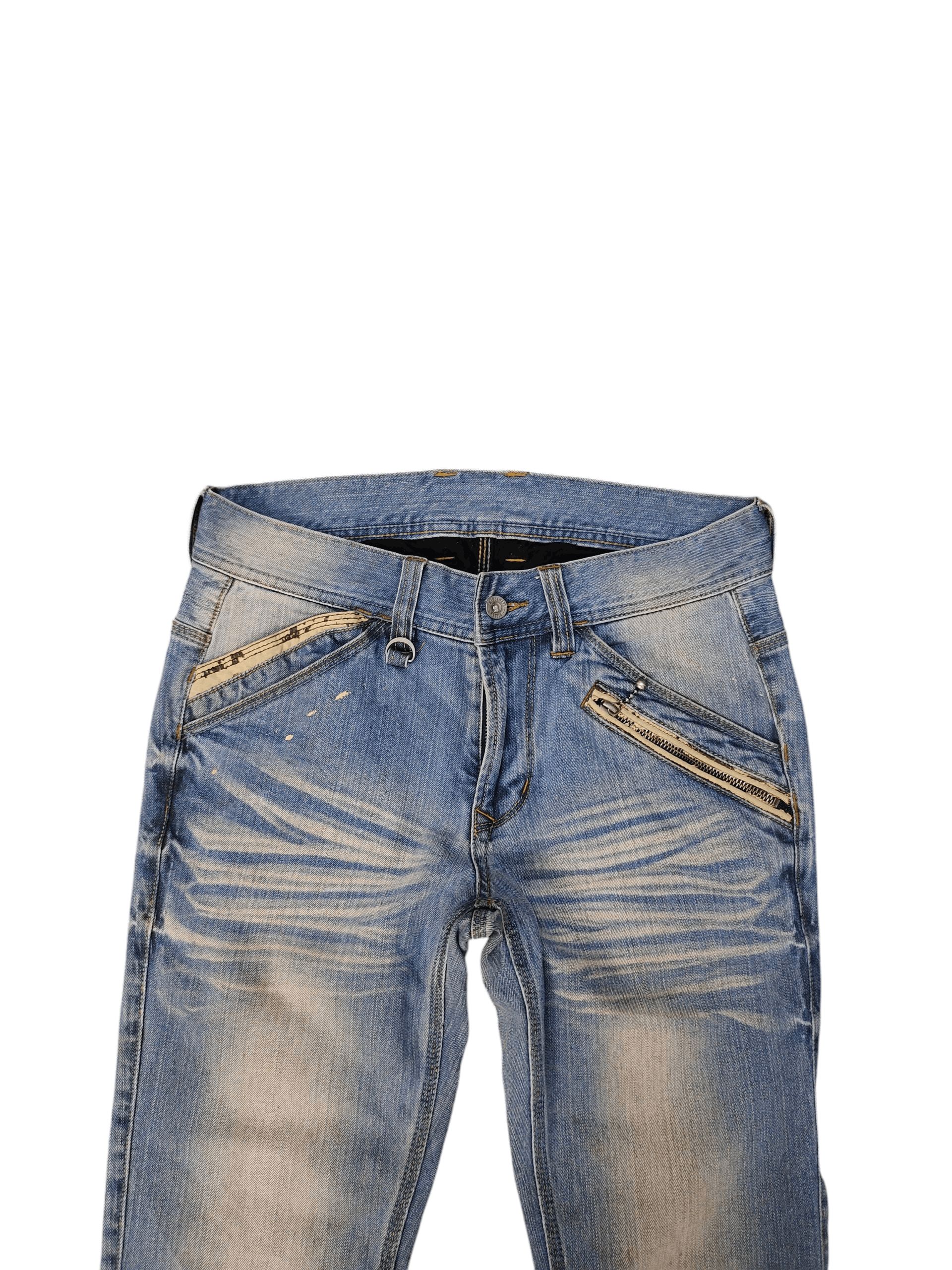 If Six Was Nine Flare Jeans Nicole Japan Denim Bootcut Ifsixwasnine Lgb Size US 31 - 4 Thumbnail