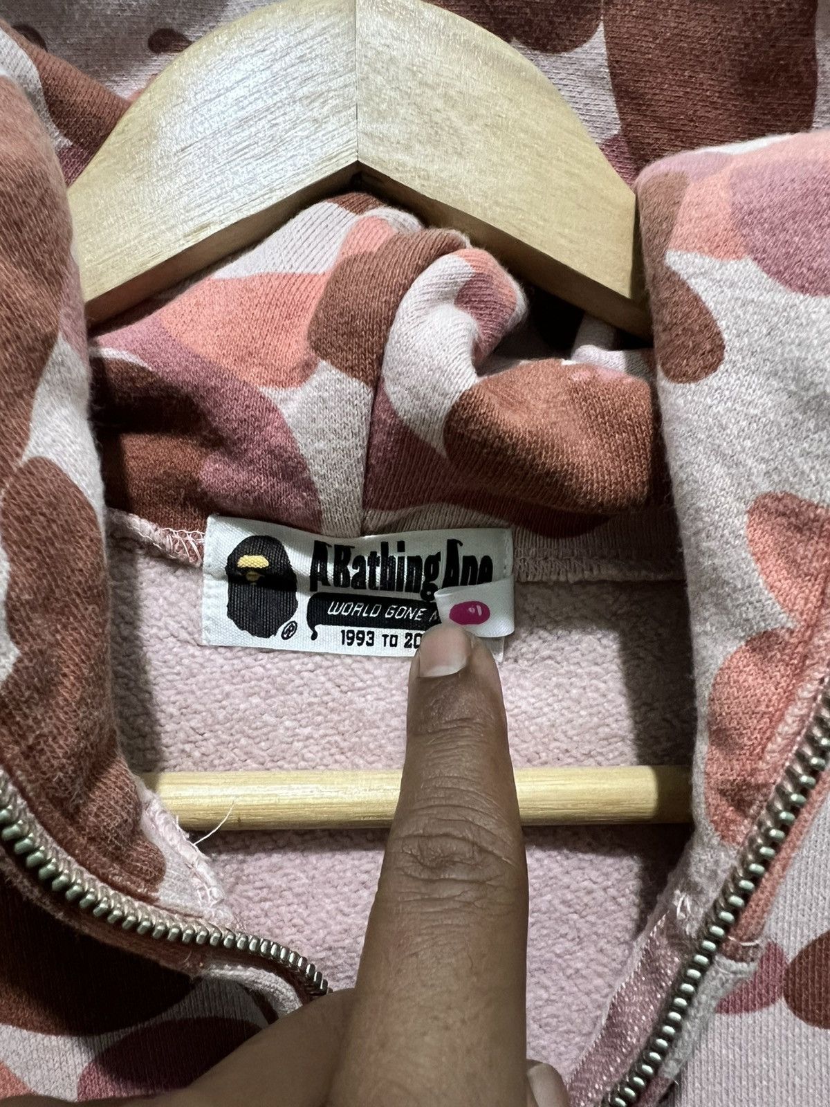 Bape BAPE WGM Camo Shark Full Zip Hoodie Size S / US 4 / IT 40 - 14 Thumbnail