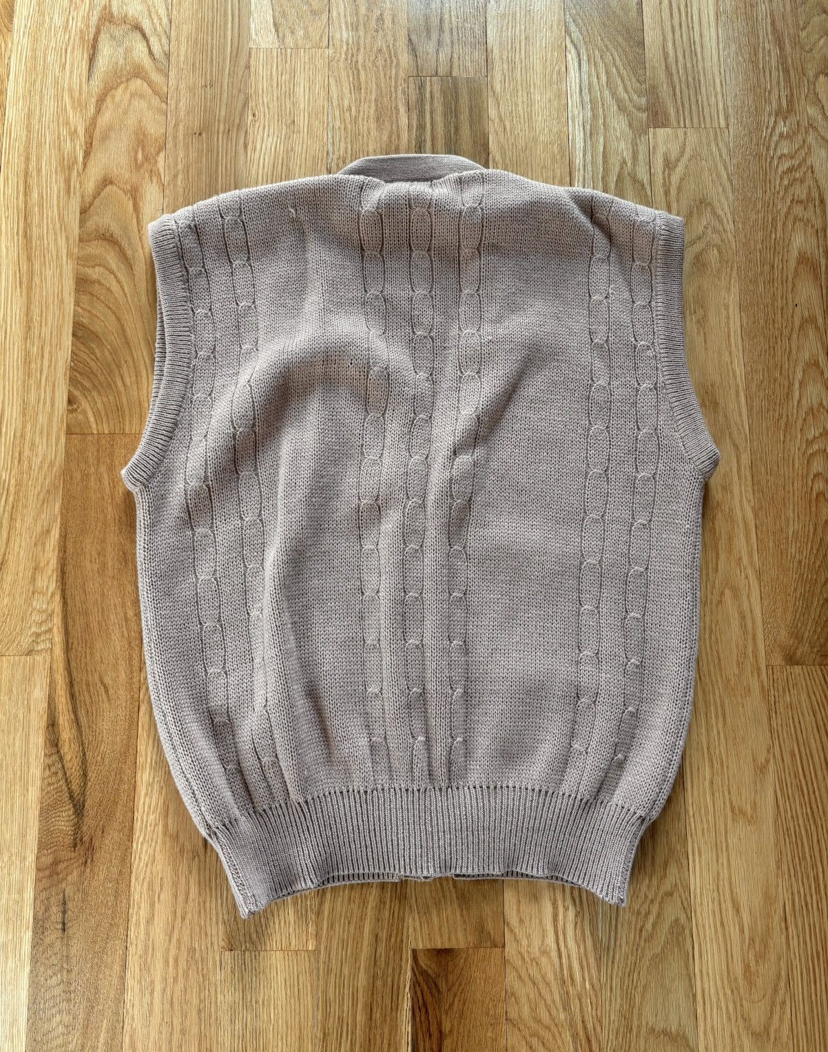 Vintage Flatiron Mills Vintage 80s Grandpa Sweater Vest Cardigan L Size US L / EU 52-54 / 3 - 2 Thumbnail