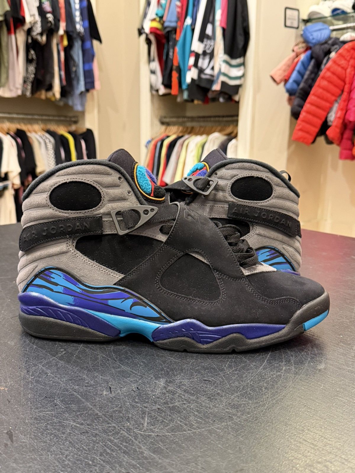 Jordan Brand Jordan 8 Retro ‘Aqua’ Size US 13 / EU 46 - 2 Thumbnail