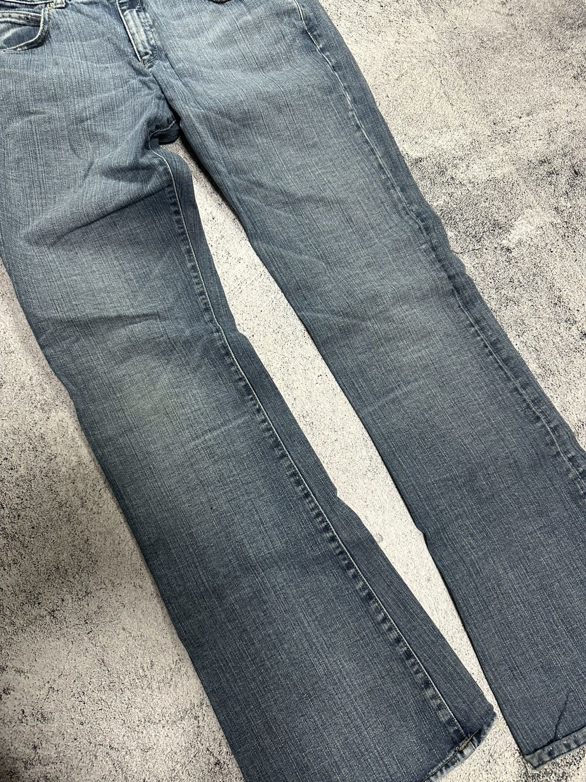 Emporio Armani Emporio Armany If Six Was Nine Style Flared Jeans Y2K Logo Size US 29 - 12 Thumbnail