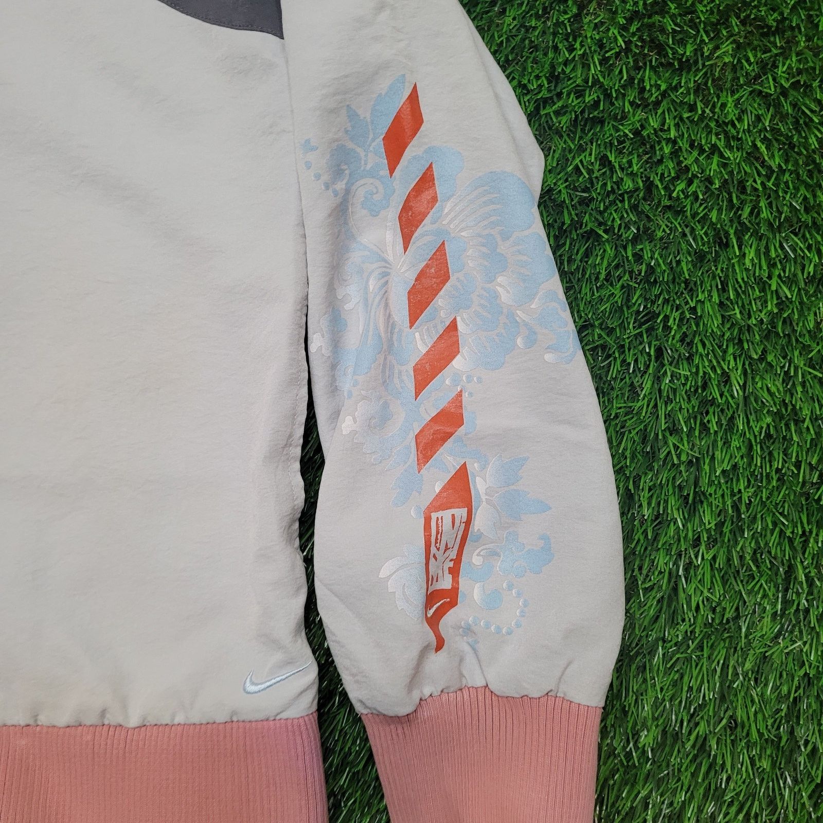 Nike VTG Y2K Nike Track Jacket Womens XL Rare Graphic Sleeve Size XL / US 12-14 / IT 48-50 - 5 Thumbnail