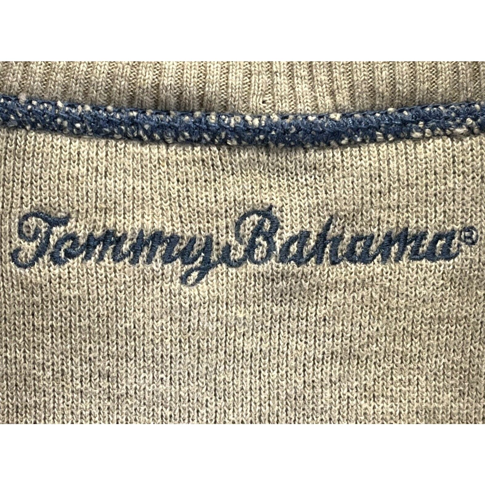 Tommy Bahama Tommy Bahama 1/4 Zip Pullover Sweater Mens XL Blue Contrast Stitching Size US XL / EU 56 / 4 - 5 Thumbnail