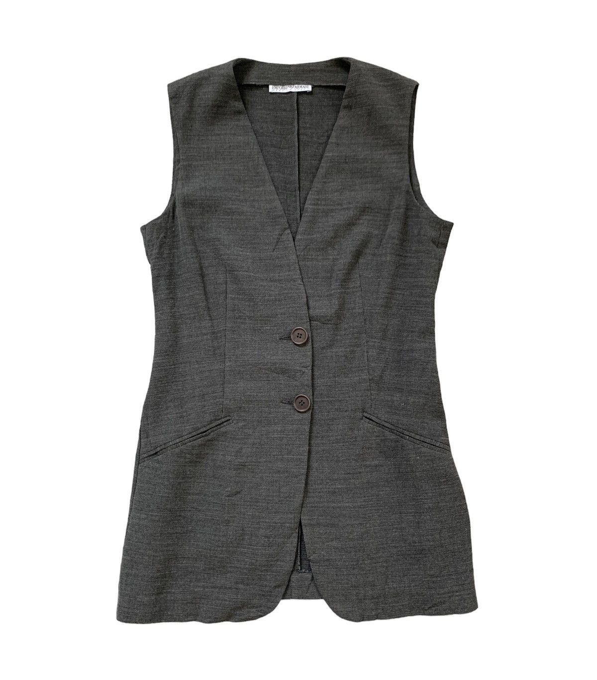 Emporio Armani Emporio Armani Buttons Vest Made in Italy Size XS / US 0-2 / IT 36-38 - 1 Thumbnail