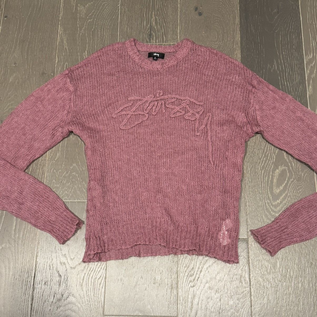 Stussy Stussy Loose knit sweater Size US XL / EU 56 / 4 - 2 Thumbnail