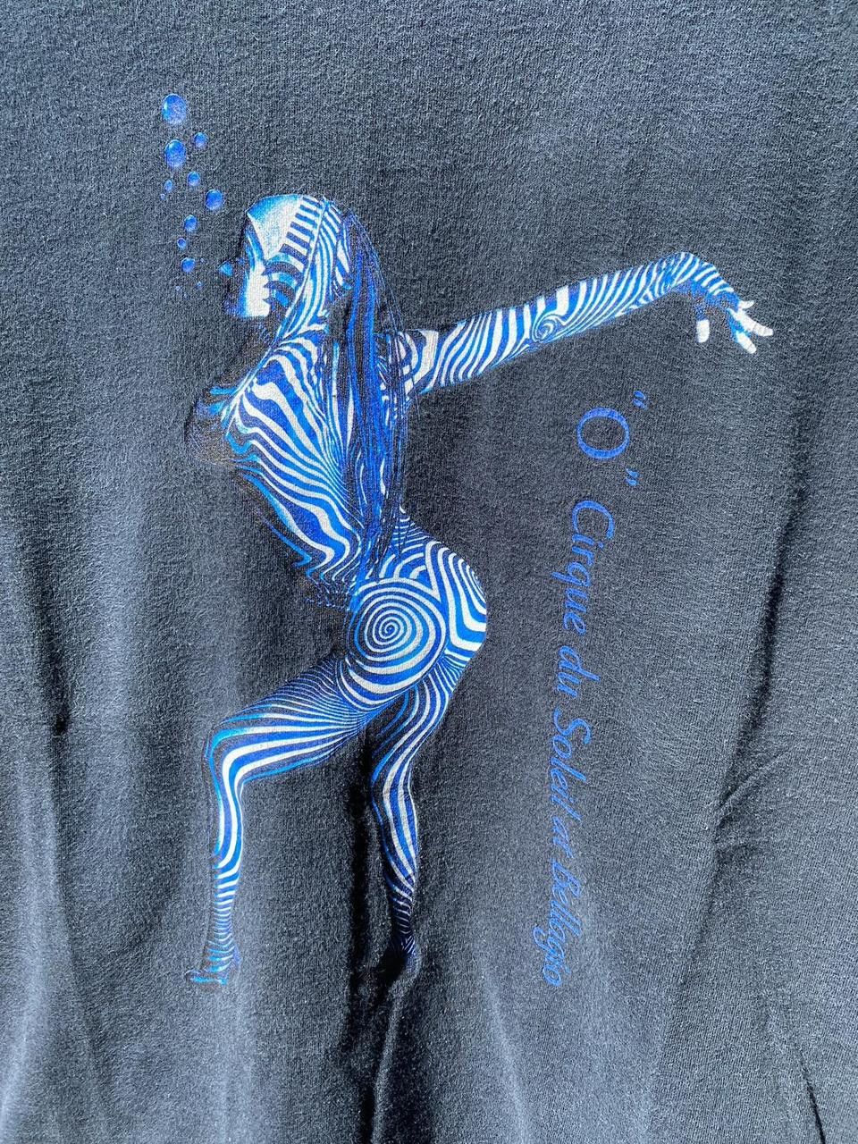 Vintage Rare 90s Black Cirque du Soleil Woman Graphic Tee MEDIUM Size US M / EU 48-50 / 2 - 3 Thumbnail