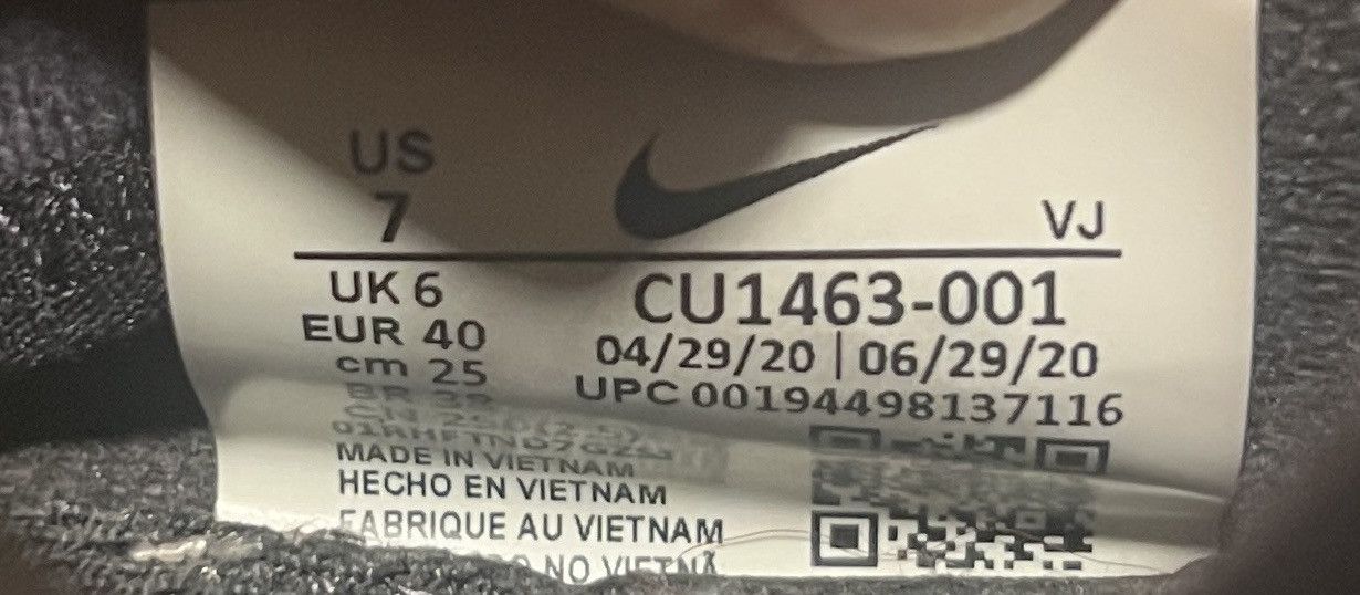 Nike SIZE 7 MEN - Nike 3M X React Vision Premium Anthracite Volt Size US 7 / EU 40 - 6 Thumbnail