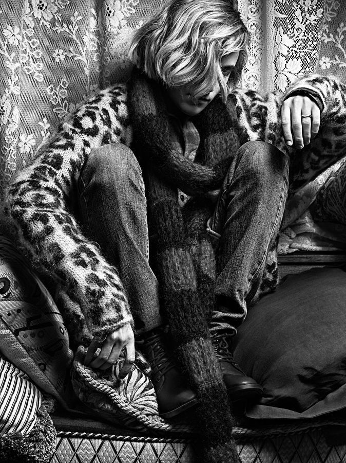 Saint Laurent Paris Saint Laurent FW13 Mohair Leopard Print Cardigan Size US S / EU 44-46 / 1 - 4 Thumbnail