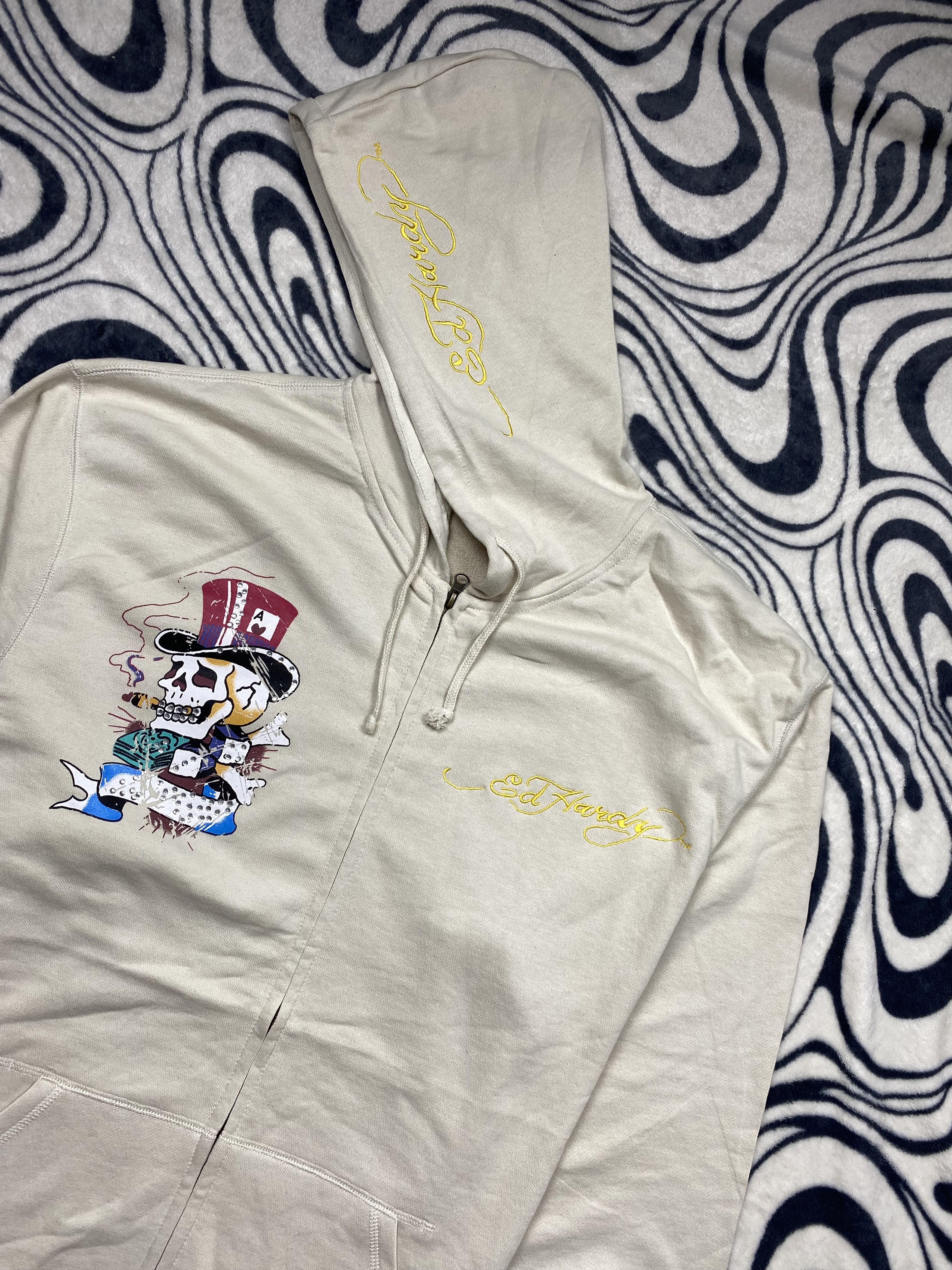 Christian Audigier Ed Hardy by Christian Audigier Mens Hoodie Size US XXL / EU 58 / 5 - 2 Thumbnail