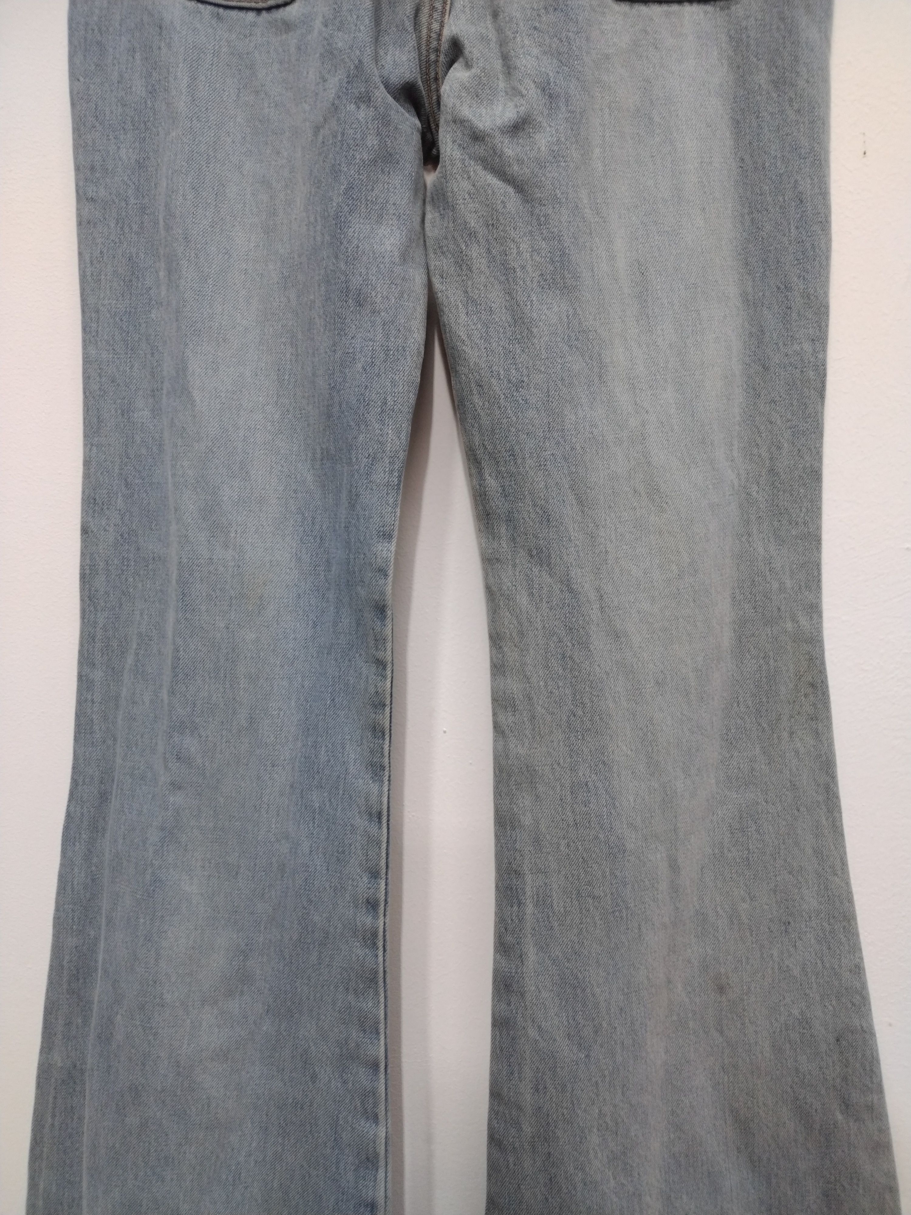 Japanese Brand × Le Grande Bleu (L.G.B.) × Vintage Vintage BLUE WAY Flare Bootcut Faded Jeans Bell Button Size 28" / US 6 / IT 42 - 16 Thumbnail
