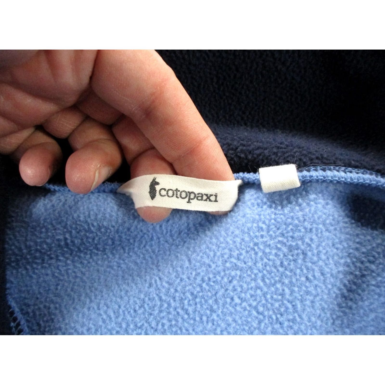 Cotopaxi Cotopaxi Jacket Mens S Fleece Pullover Zip Windbreaker Outdoors Hiking Camping Active Team Logo Zip Pockets 1/4 Zip Sit Stand-Up Collar Blue Mens Size US S / EU 44-46 / 1 - 7 Thumbnail