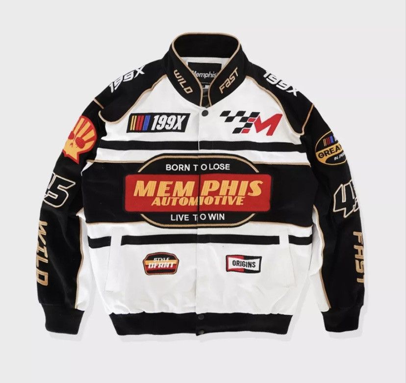 image of Nascar Jacket Wildfast Jacket Nascar Limited in Black, Men's (Size 2XL)