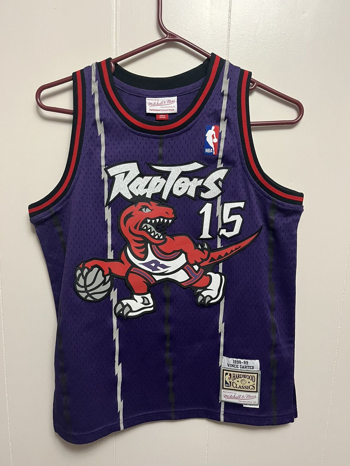 Mitchell Ness Vince Carter 1998-99 Toronto Raptors Jersey