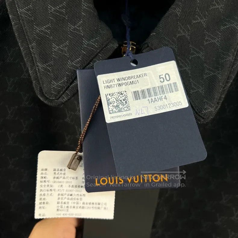 Louis Vuitton Louis Vuitton SS24 Logo Jacquard Embroidered Lapel Zip Lon Size US M / EU 48-50 / 2 - 6 Thumbnail