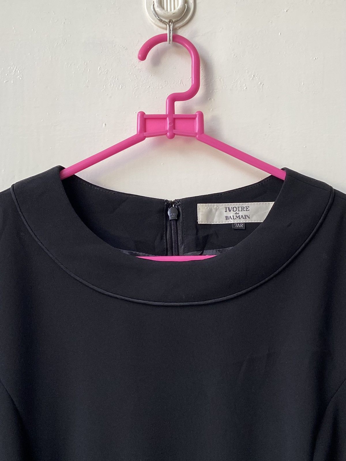 Balmain IVOIRE De BALMAIN Black Dress Size XS / US 0-2 / IT 36-38 - 5 Thumbnail